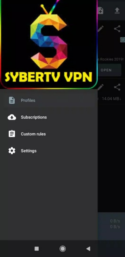 Sybertv VPN Screenshot1