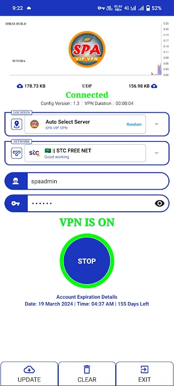 SPA VIP VPN Screenshot1