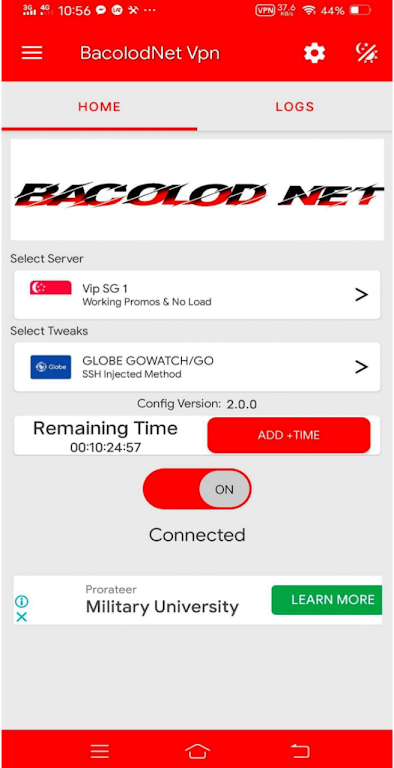 BacolodNet Vpn Screenshot1