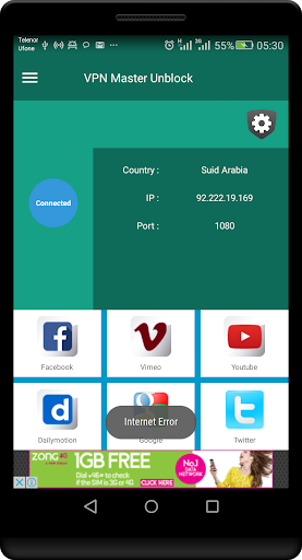 Super VPN Free Unblock Sites Screenshot3