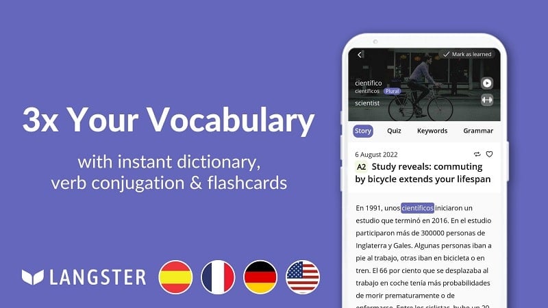 Learn Languages with Langster Screenshot2