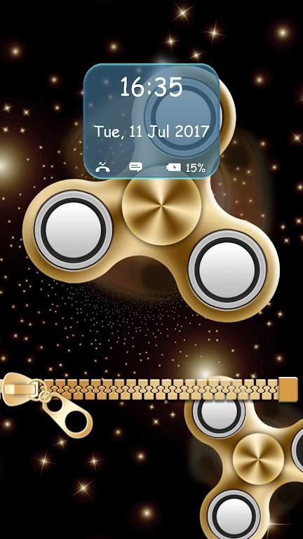 Fidget Spinner Zipper Lock Scr Screenshot2