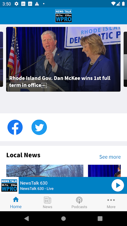 News Talk 630 WPRO & 99.7 FM Screenshot1