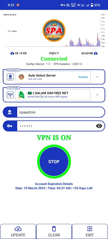 SPA VIP VPN Screenshot4