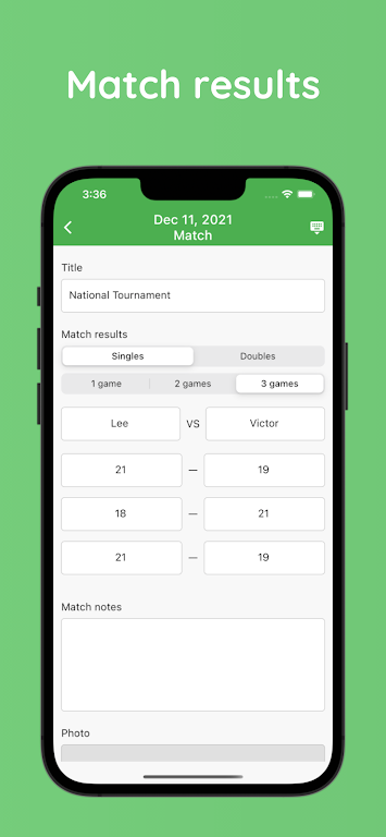 Badminton Schedule Planner Screenshot2