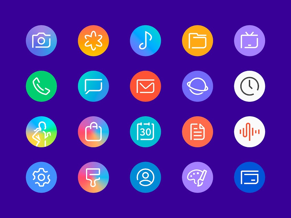 Delux Round Icon Pack Patched Mod Screenshot1