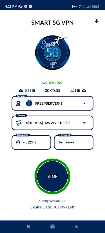 SMART 5G VPN Screenshot3