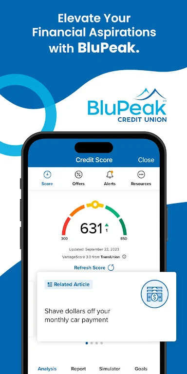 BluPeak Credit Union Mobile Screenshot1