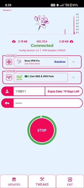 ROSEVPN PRO - Secure VPN Screenshot1