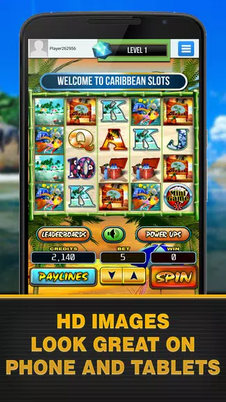 Caribbean Vacation SlotsFree Screenshot1