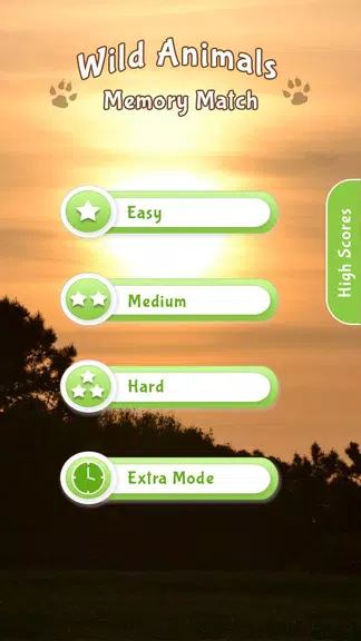 Wild Animals Memory Game Screenshot1