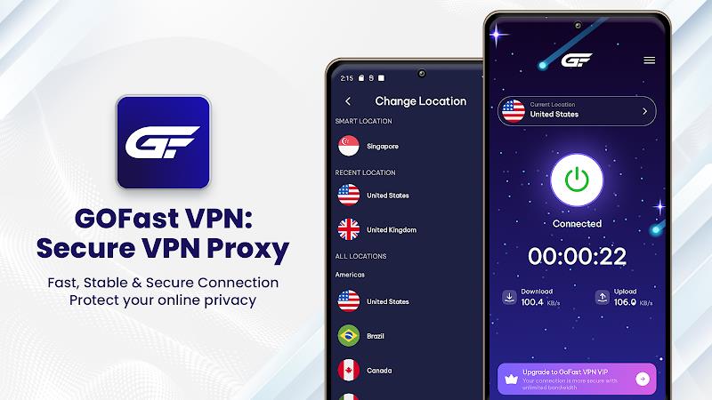 GOFast VPN: Secure VPN Proxy Screenshot1