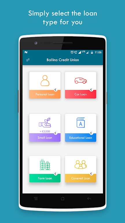 Ballina Credit Union Loans Screenshot1