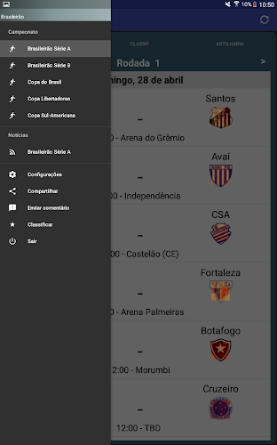 Tabela Brasileirão 2024 Screenshot1