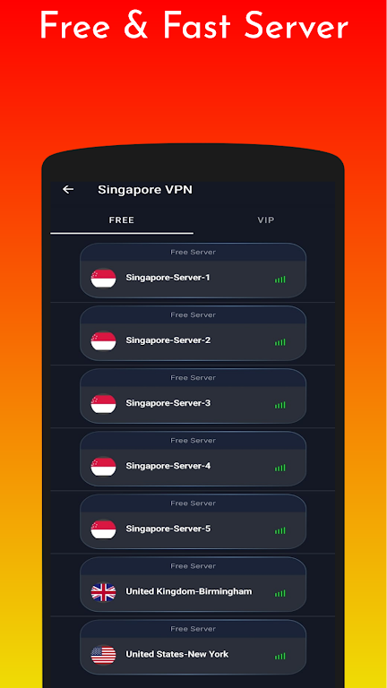 Guard VPN:Fast Singapore VPN Screenshot3