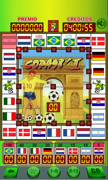 Copa 98 - Slot Machine Screenshot2