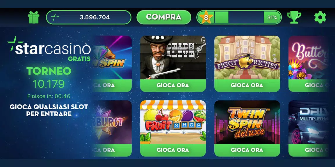 StarCasinò social Screenshot1