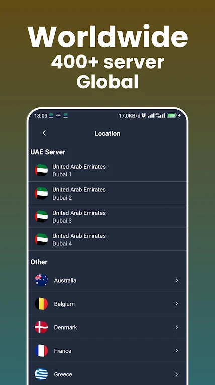 UAE VPN - Proxy VPN for UAE Screenshot2