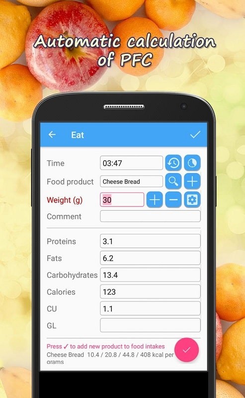 Calorie Counter HiKi Screenshot4