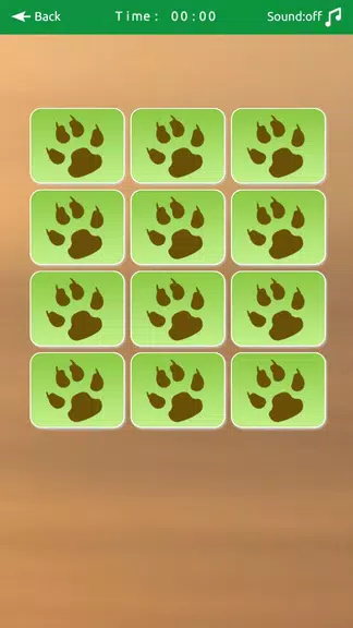 Wild Animals Memory Game Screenshot2