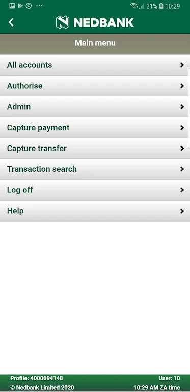 Nedbank AppSuite Screenshot3