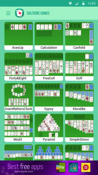 Solitaire Games Android Screenshot2