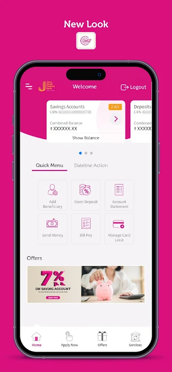 Jana Bank Mobile Banking Screenshot2