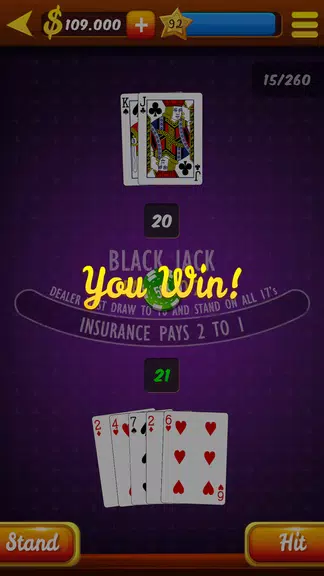 Blackjack 21 HD Screenshot4