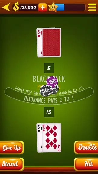 Blackjack 21 HD Screenshot1