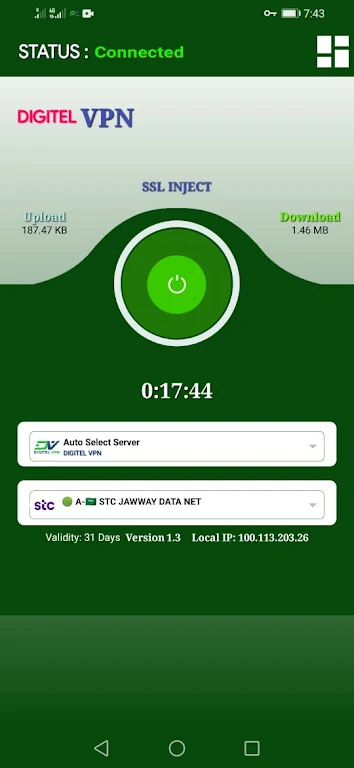 DIGITAL VPN Screenshot2