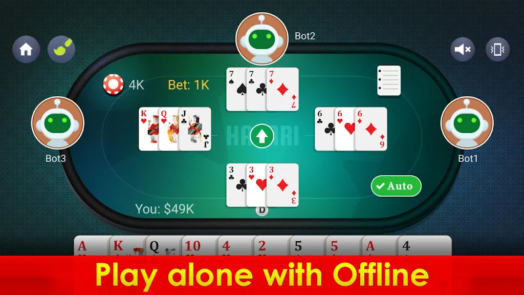 Hazari (হাজারী) - 1000 Points Card Game Screenshot1