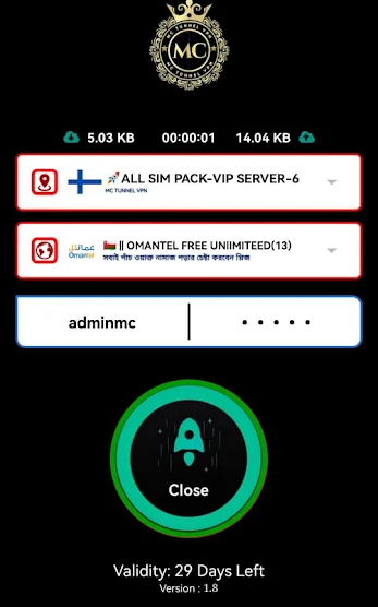 MC TUNNEL VPN Screenshot3