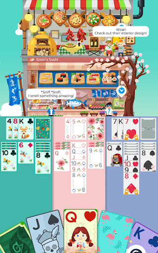 Solitaire Cooking Tower - Top Card Game Screenshot1