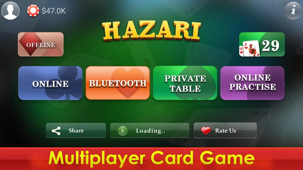 Hazari (হাজারী) - 1000 Points Card Game Screenshot2