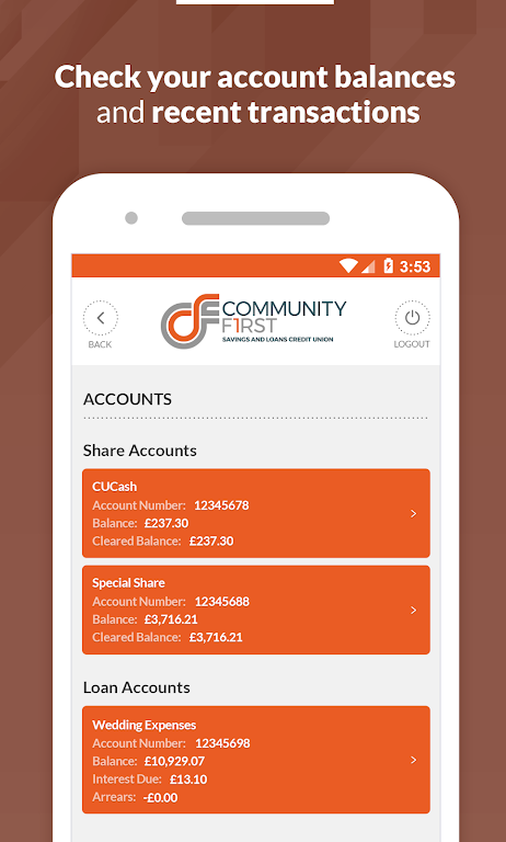 Community First Credit Union Screenshot2