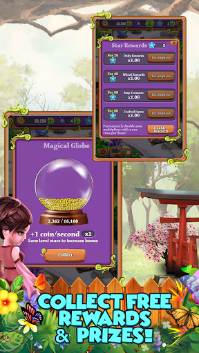 Mahjong Gardens: Butterfly World Screenshot1