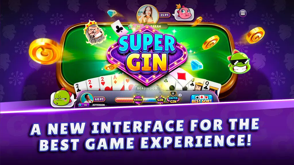 Gin Rummy Super - Card Game Screenshot2