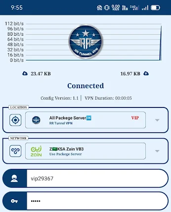 RR TUNNEL VPN Screenshot3