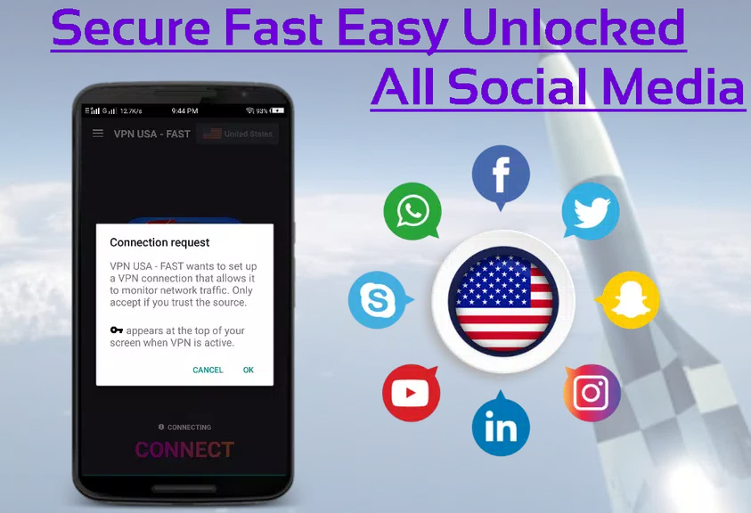 VPN USA - Fast™ Screenshot3