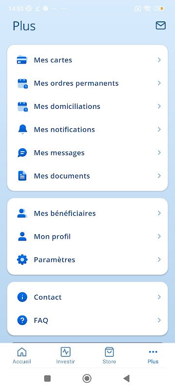 MOBILEbanking smartphone Screenshot3