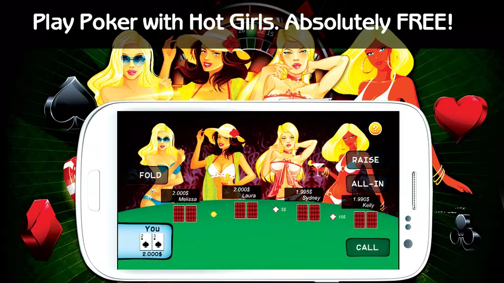 Hot Girls Poker, Free Offline Screenshot2