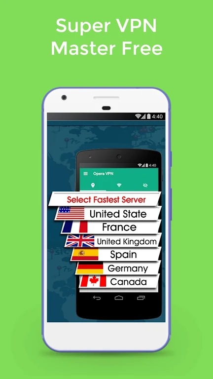 Super VPN Master Free VPN Hotspot Unlimited Proxy Screenshot1