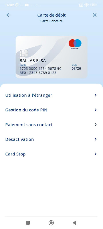 MOBILEbanking smartphone Screenshot2