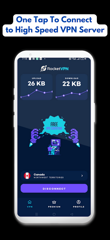 RocketVPN, Secure VPN Proxy Screenshot1