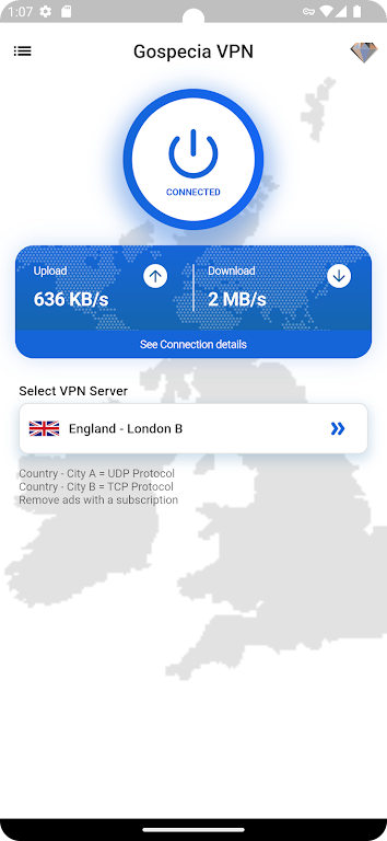 Gospecia VPN Screenshot1