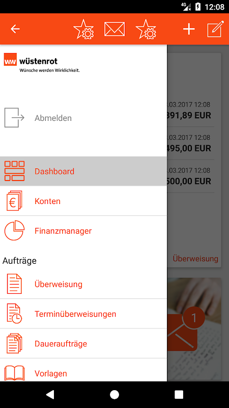 Wüstenrot Banking Screenshot2