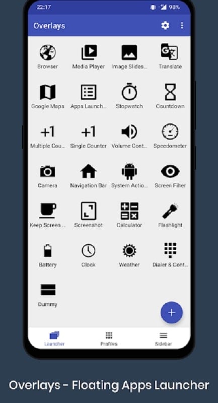 Overlays – Floating Launcher Screenshot1