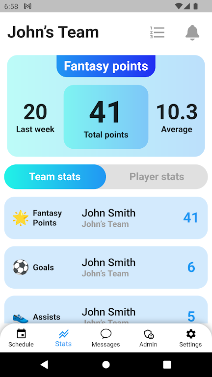 Huddle: Sports Manager Screenshot2