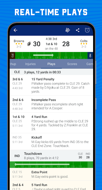 Scores App: NFL Football 2024 Screenshot2