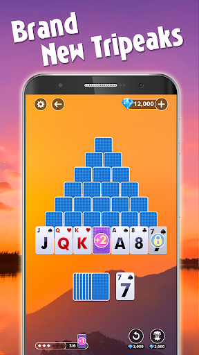 TriPeaks Solitaire - Best Time Killer Screenshot1